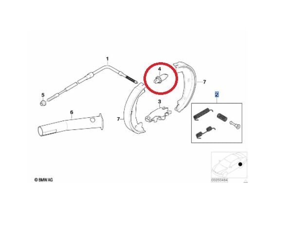 BMW 1 - 2 - 3 SERİSİ EL FREN CIRCIRI E36.E46.E87.E90.F30 ORJİNAL
