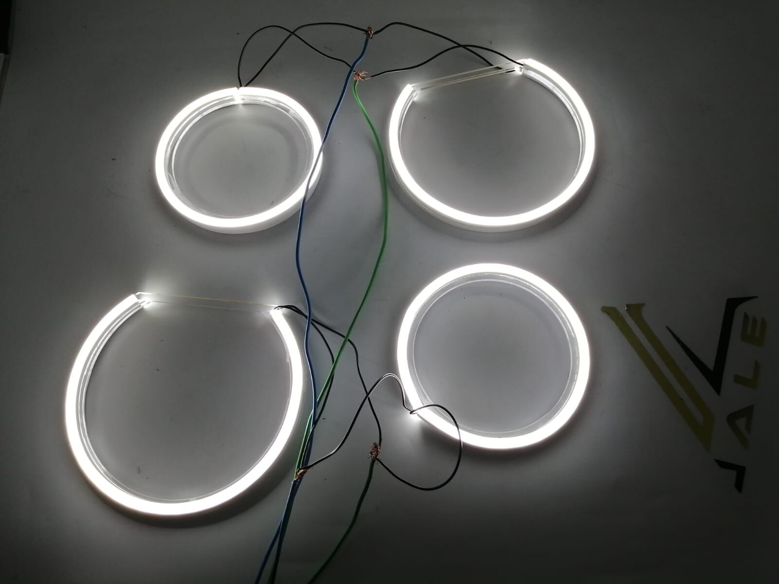 BMW 3-5 SERİSİ ANGEL SET - BEYAZ - HALKA TAKIM FAR E90.E60.E87 YAN SANAYİ