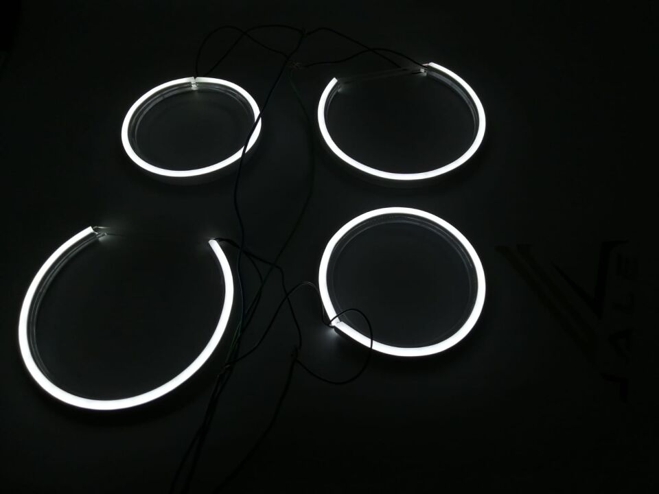 BMW 3-5 SERİSİ ANGEL SET - BEYAZ - HALKA TAKIM FAR E90.E60.E87 YAN SANAYİ