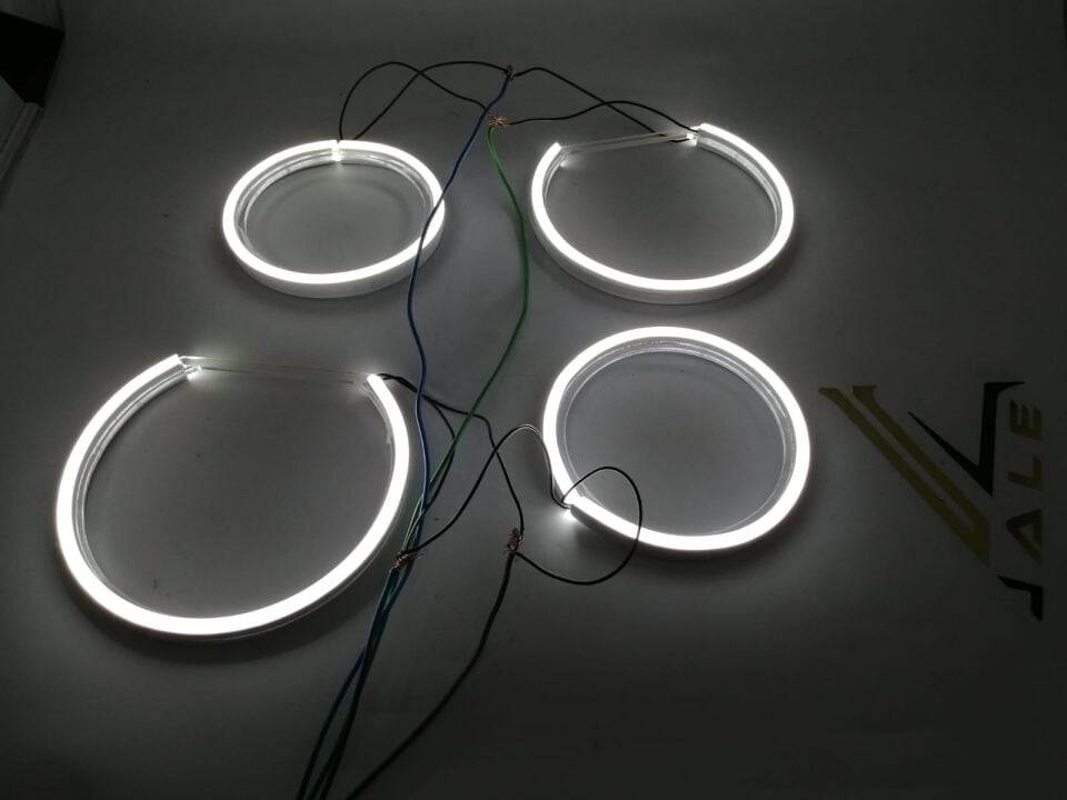 BMW 3-5 SERİSİ ANGEL SET - BEYAZ - HALKA TAKIM FAR E90.E60.E87 YAN SANAYİ