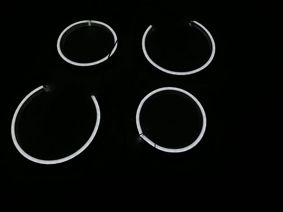 BMW 3-5 SERİSİ ANGEL SET - BEYAZ - HALKA TAKIM FAR E90.E60.E87 YAN SANAYİ