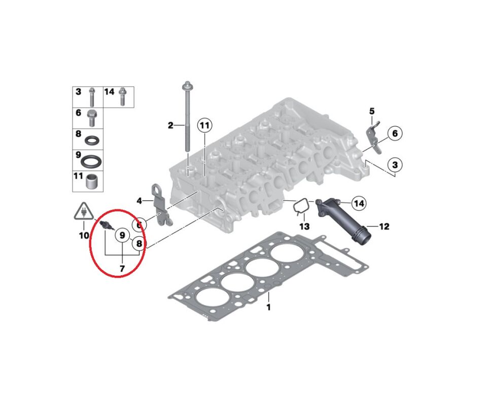 BMW 3-5 SERİSİ HARARET SEZİCİ F20.E90.F30.G20.G30 YAN SANAYİ