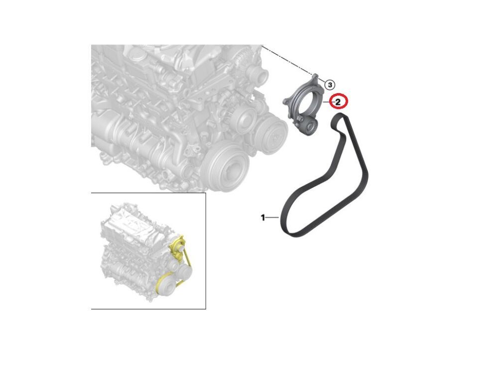 BMW 3-5 SERİSİ KAYIŞ GERGİSİ F20.G20.G30 FEBİ