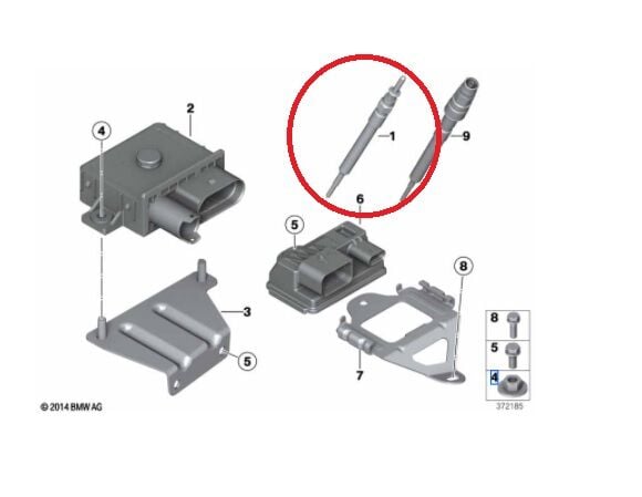 BMW 3 - 5 SERİSİ ISITMA BUJİSİ E87.E90.E92 BERU