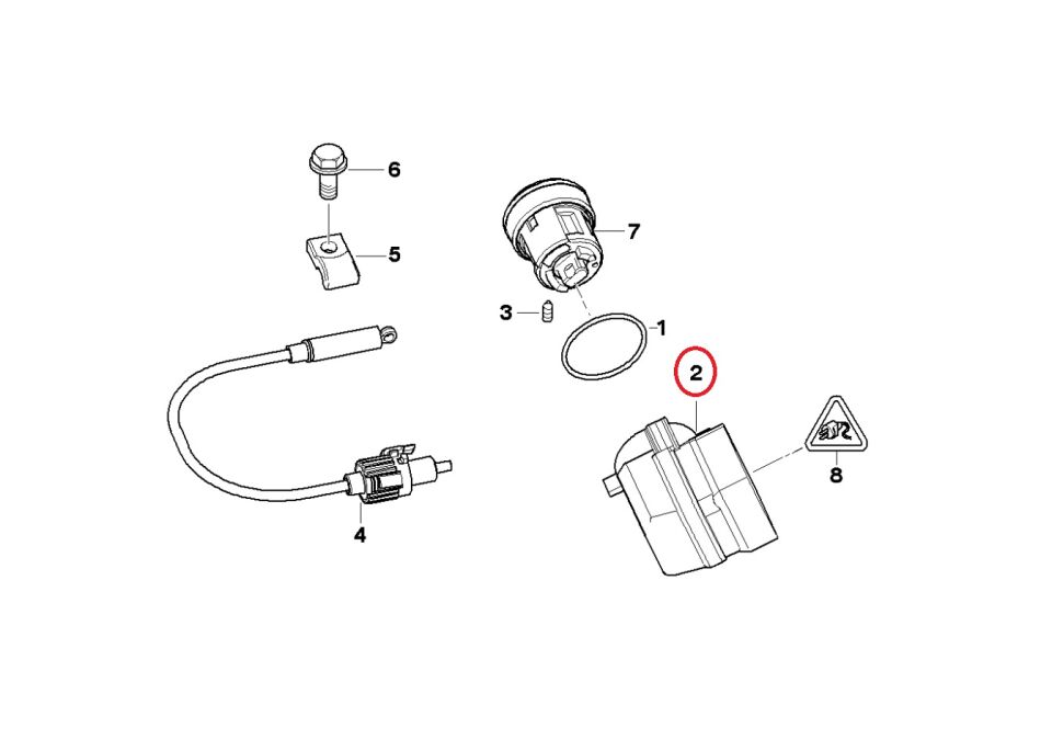 BMW 3-5 SERİSİ KONTAK SOKETİ E38.E39.E46.X5 ORJİNAL