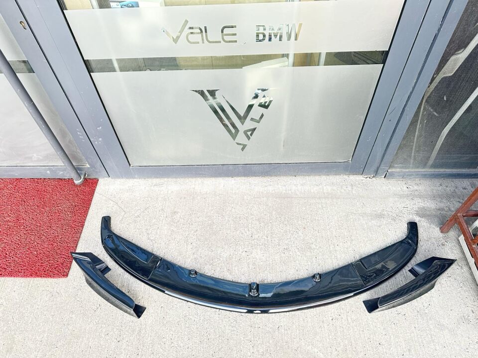BMW 3 SERİSİ ÖN TAMPON SPOYLERİ - M - LİP ÇİN - PARLAK SİYAH F30 YAN SANAYİ