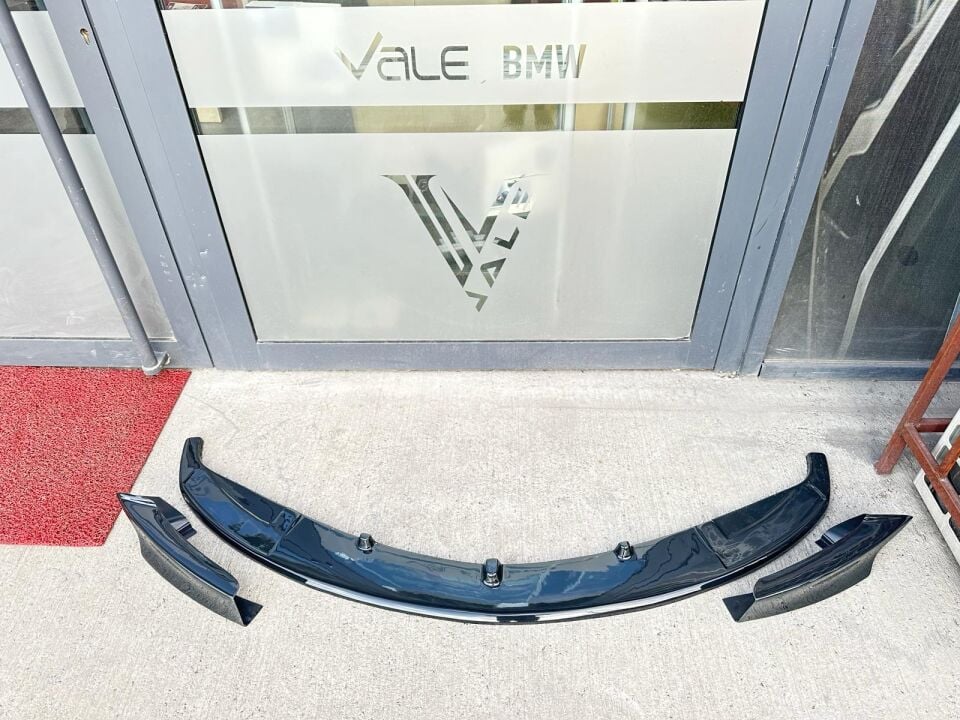 BMW 3 SERİSİ ÖN TAMPON SPOYLERİ - M - LİP ÇİN - PARLAK SİYAH F30 YAN SANAYİ