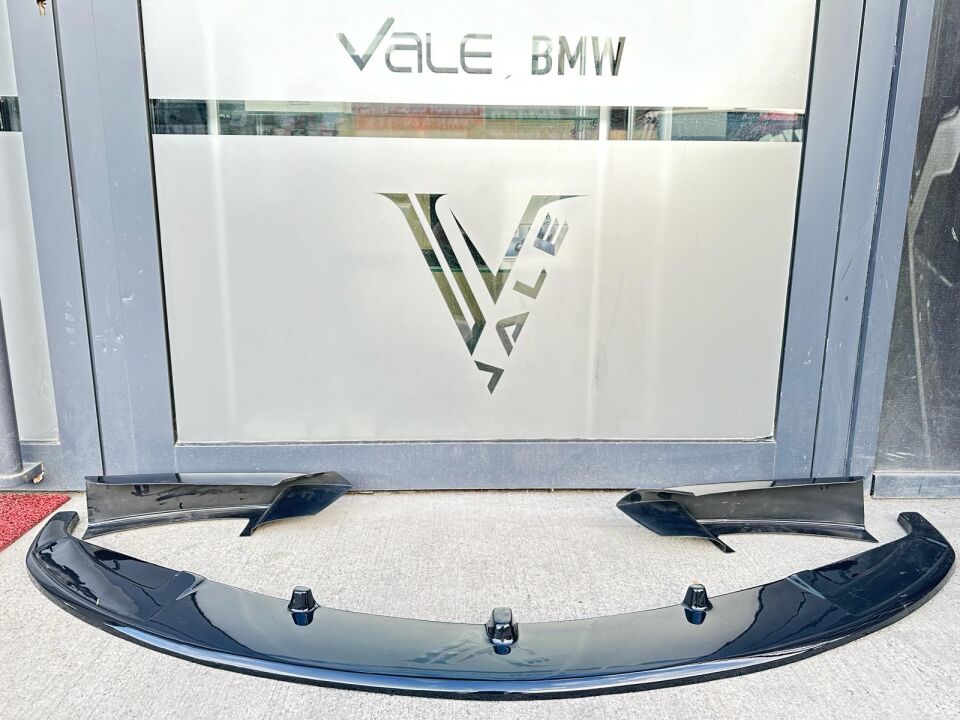 BMW 3 SERİSİ ÖN TAMPON SPOYLERİ - M - LİP ÇİN - PARLAK SİYAH F30 YAN SANAYİ