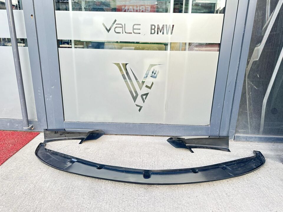 BMW 3 SERİSİ ÖN TAMPON SPOYLERİ - M - LİP ÇİN - PARLAK SİYAH F30 YAN SANAYİ