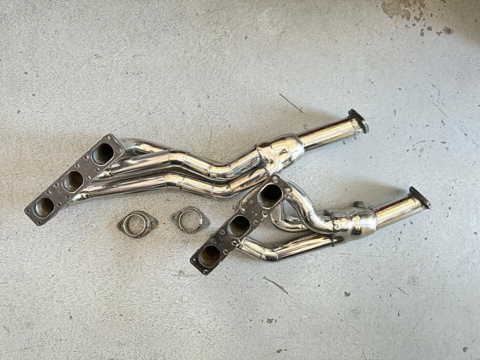 BMW 3-5 SERİSİ EKSOZ MANİFOLD HEADERS TAKIM KROM E30.E34.E36.E39.E46.M50.M52.M54 YAN SANAYİ