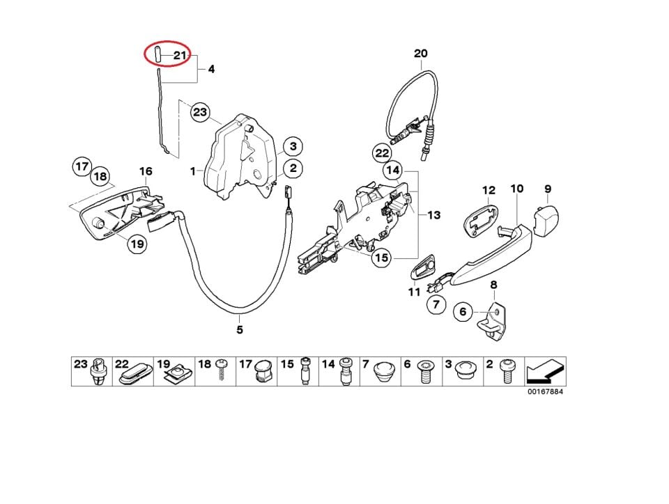 BMW 3 SERİSİ KAPI KİLİT BUTONU SCHWARZ PİMİ E36/2.F10.F30 ORJİNAL