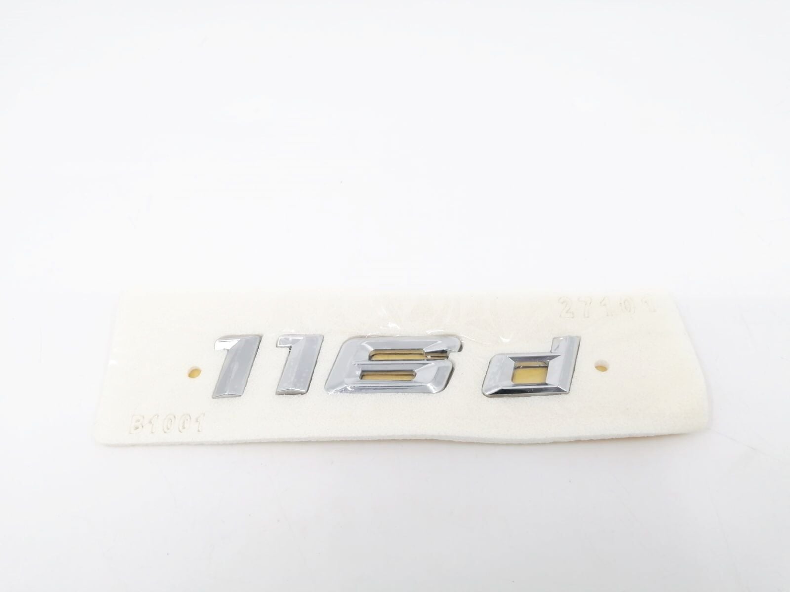 BMW 1 SERİSİ BAGAJ AMBLEM 116d YAZISI E87.F20 YAN SANAYİ