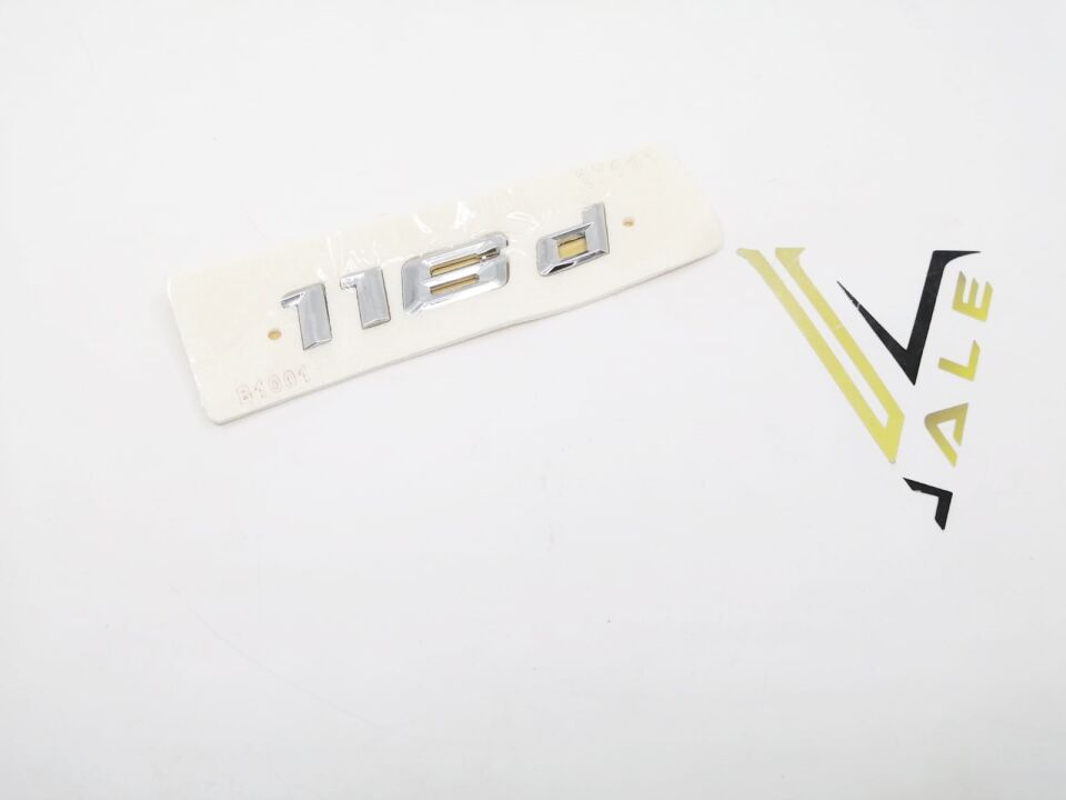 BMW 1 SERİSİ BAGAJ AMBLEM 116d YAZISI E87.F20 YAN SANAYİ