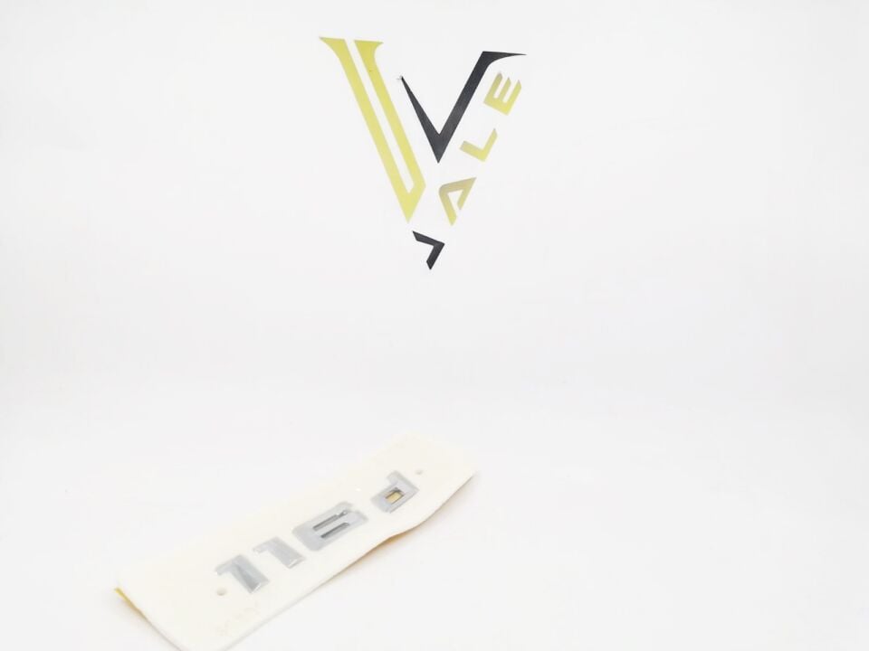 BMW 1 SERİSİ BAGAJ AMBLEM 116d YAZISI E87.F20 YAN SANAYİ