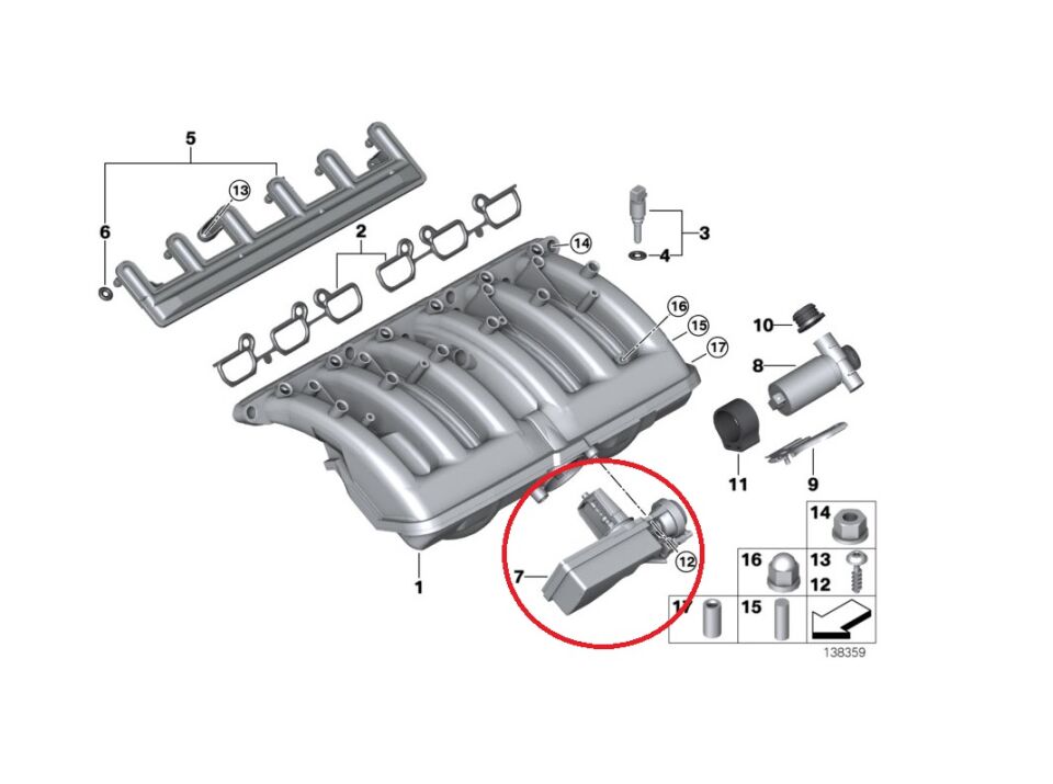 BMW 3-5 SERİSİ HAVA AYAR ÜNİTESİ E46,E39.E60.X3 YAN SANAYİ