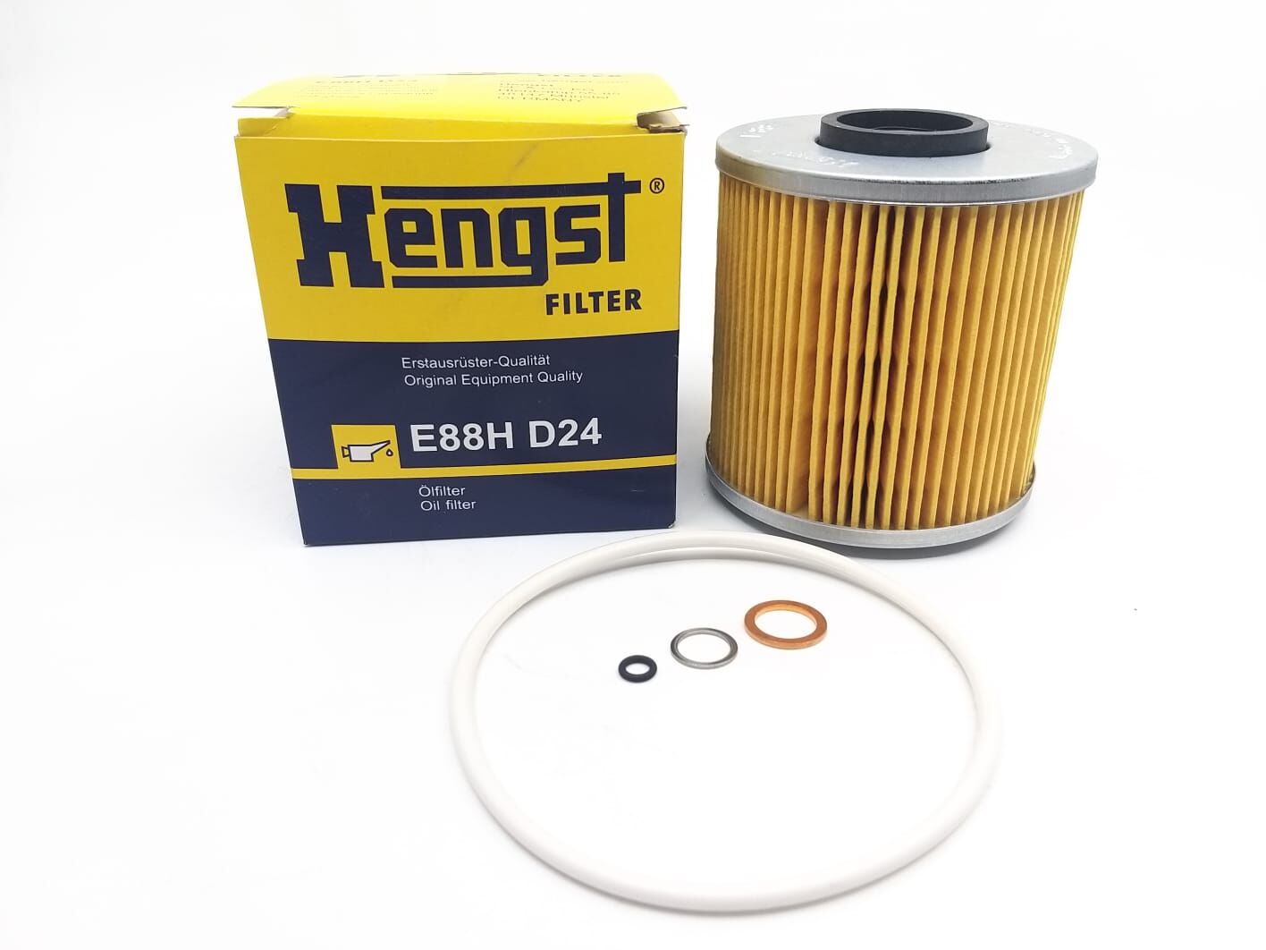 BMW 3-5 SERİSİ YAĞ FİLTRESİ OX91 E30.E36.E34.M40.M42.M43 HENGST