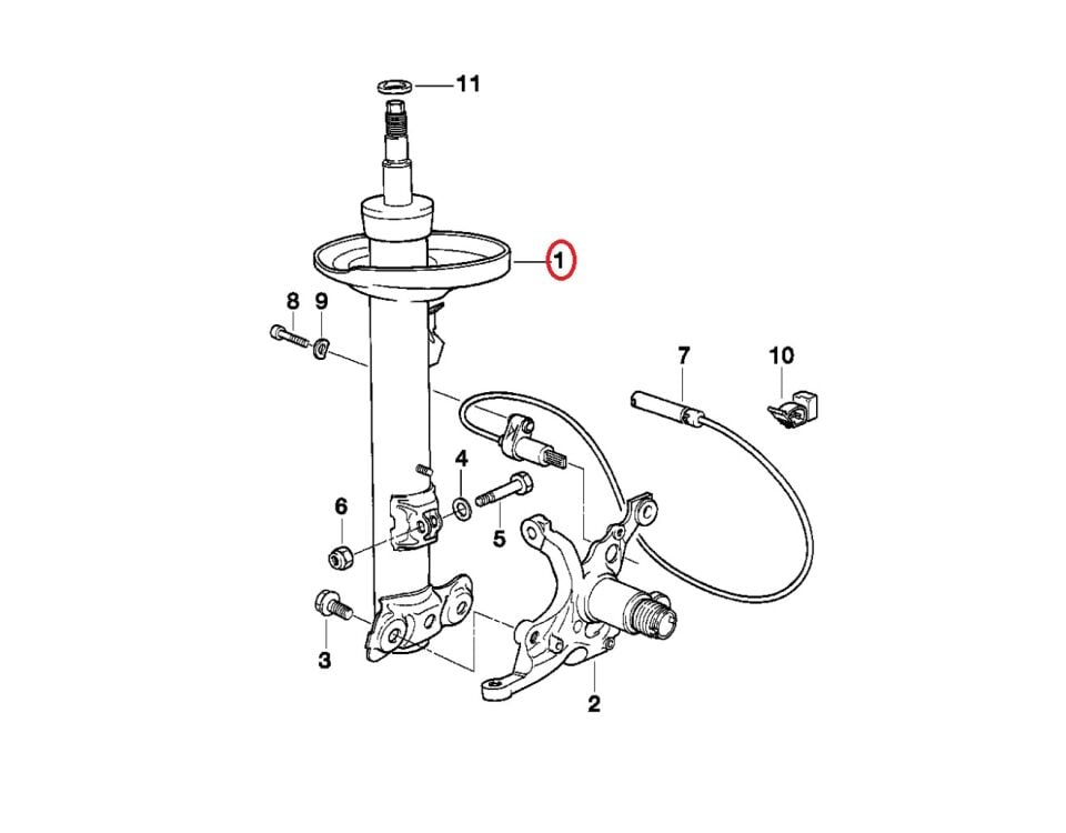 BMW 3 SERİSİ ÖN AMORTİSÖR TAKIMI E36 YAN SANAYİ