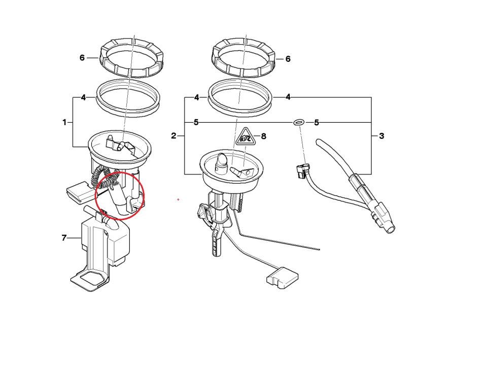 BMW 3 SERİSİ YAKIT POMPASI - TEK POMPA - E46.M47.M57 YAN SANAYİ