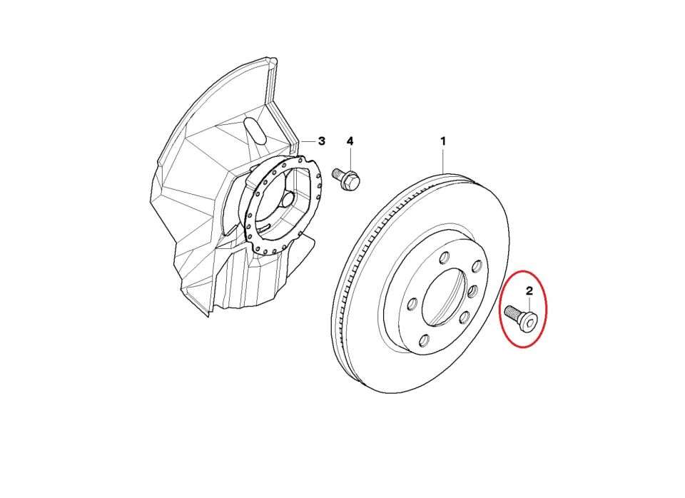 BMW 3-5 SERİSİ DİSK SABİTLEME CİVATASI E36.E46.E39.E34.E39.F20.F30.E60.F10 ORJ