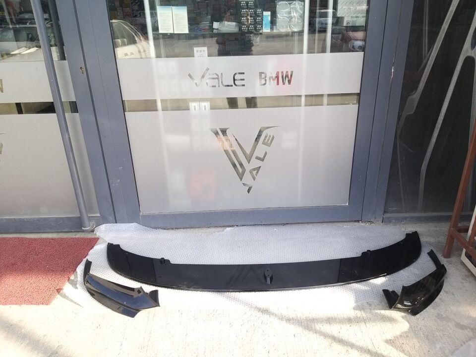 BMW 5 SERİSİ ÖN TAMPON SPOYLERİ - M - LİP - PARLAK SİYAH TEK PARÇA  - F10 YAN SANAYİ