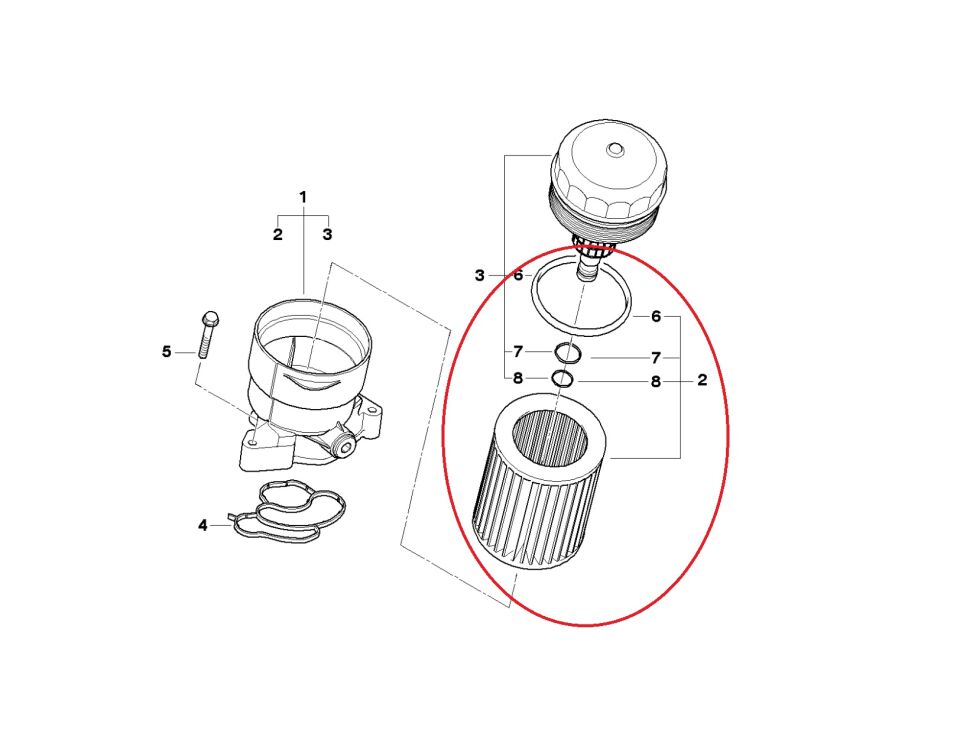 BMW 3 SERİSİ YAĞ FİLTRESİ OX166D E46.E90.E60.N40.N42.N45. HENGST