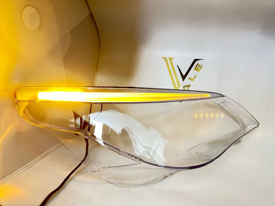 BMW 5 SERİSİ FAR CAMI MAKYAJLI MAKYAJSIZ - R - LEDLİ - E60.LCI YAN SANAYİ