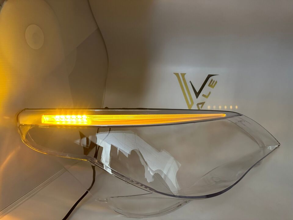 BMW 5 SERİSİ FAR CAMI MAKYAJLI MAKYAJSIZ - R - LEDLİ - E60.LCI YAN SANAYİ