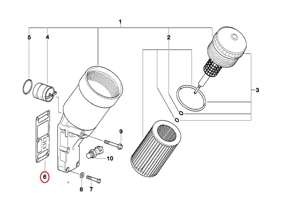 BMW 3 SERİSİ YAĞ FİLTRE HAZNE CONTASI E36.E46.M43 ELRİNG