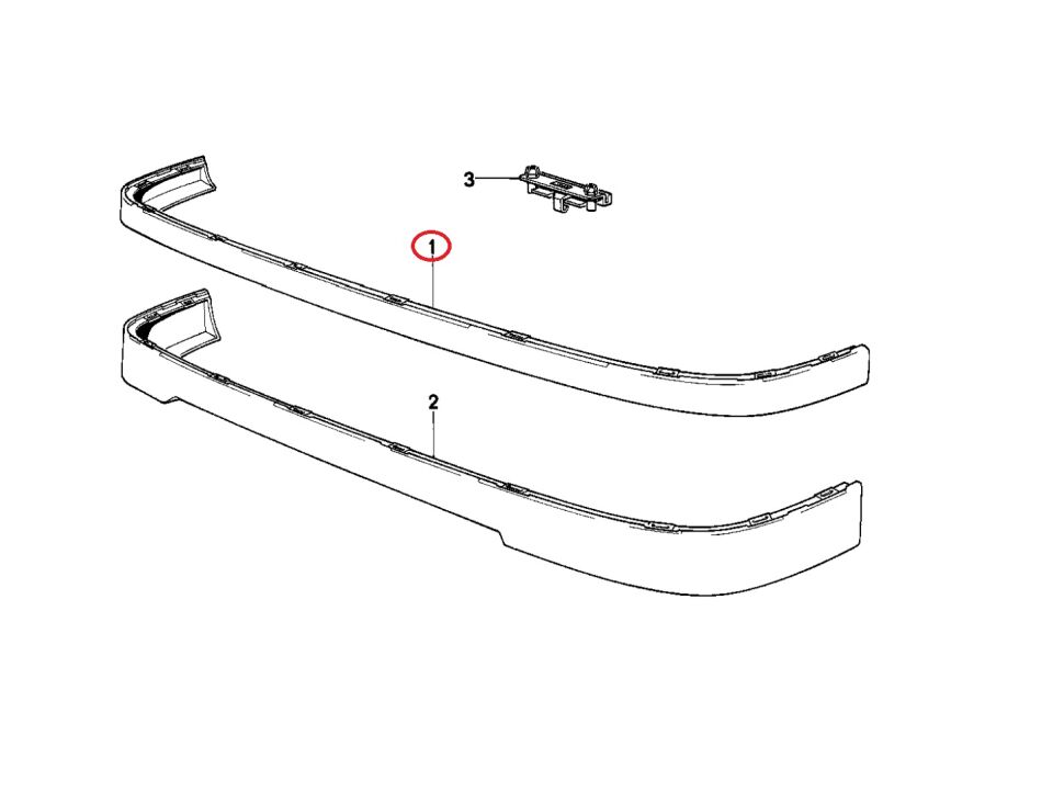 BMW 3 SERİSİ ÖN TAMPON ALT SPOYLERİ KARLIK E30.M10.M20 YAN SANAYİ