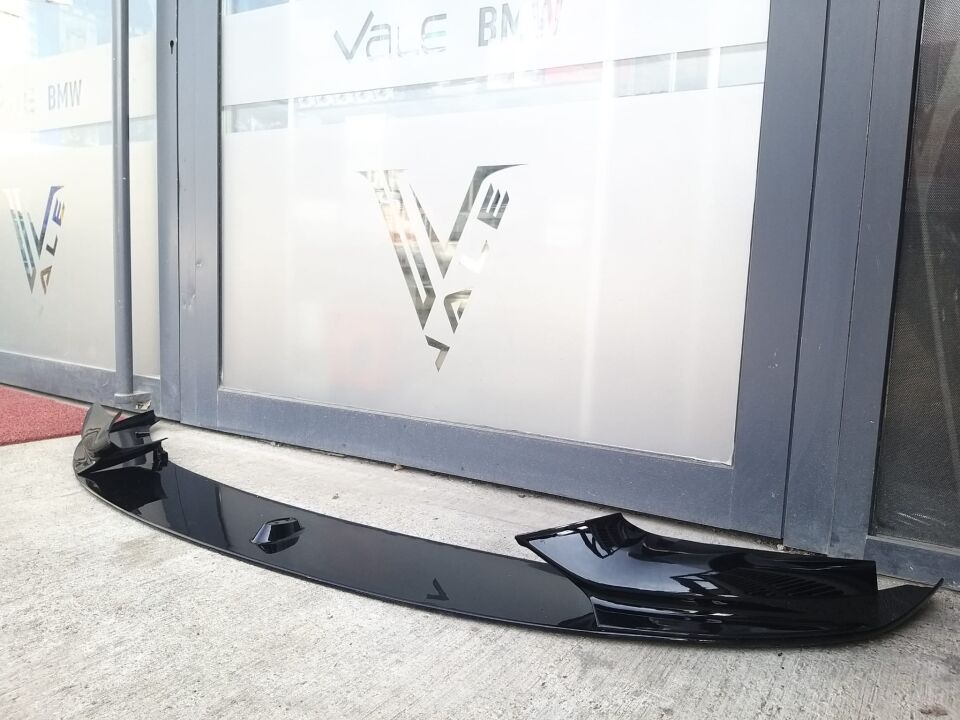 BMW 5 SERİSİ ÖN TAMPON SPOYLERİ - M - LİP - PARLAK SİYAH TEK PARÇA  - F10 YAN SANAYİ