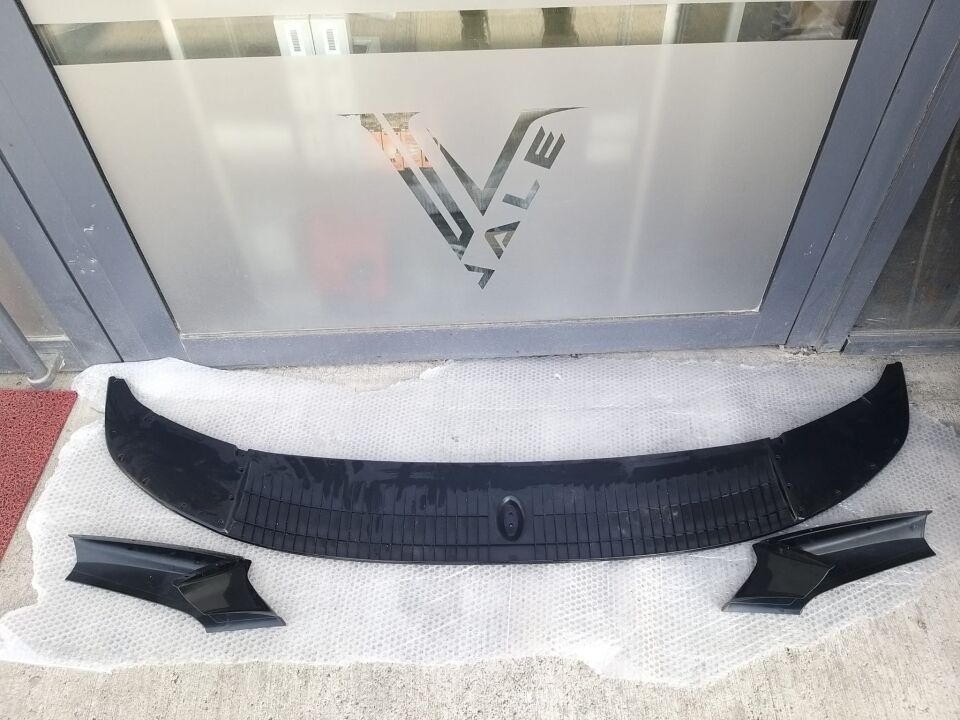 BMW 5 SERİSİ ÖN TAMPON SPOYLERİ - M - LİP - PARLAK SİYAH TEK PARÇA  - F10 YAN SANAYİ