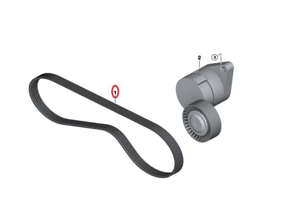 BMW 3-5 SERİSİ A/C KAYIŞI 5PK863 M52.M54.E36.E39 DAYCO