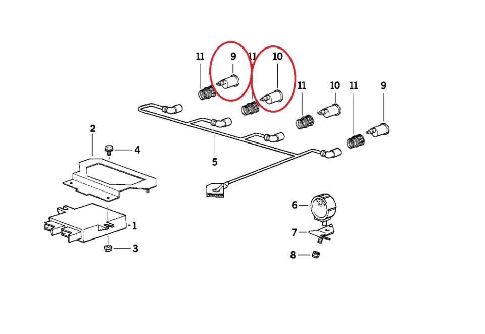 BMW 3-5 SERİSİ PARK MESAFE SENSÖRÜ PDC E36.E38.E39 YAN SANAYİ