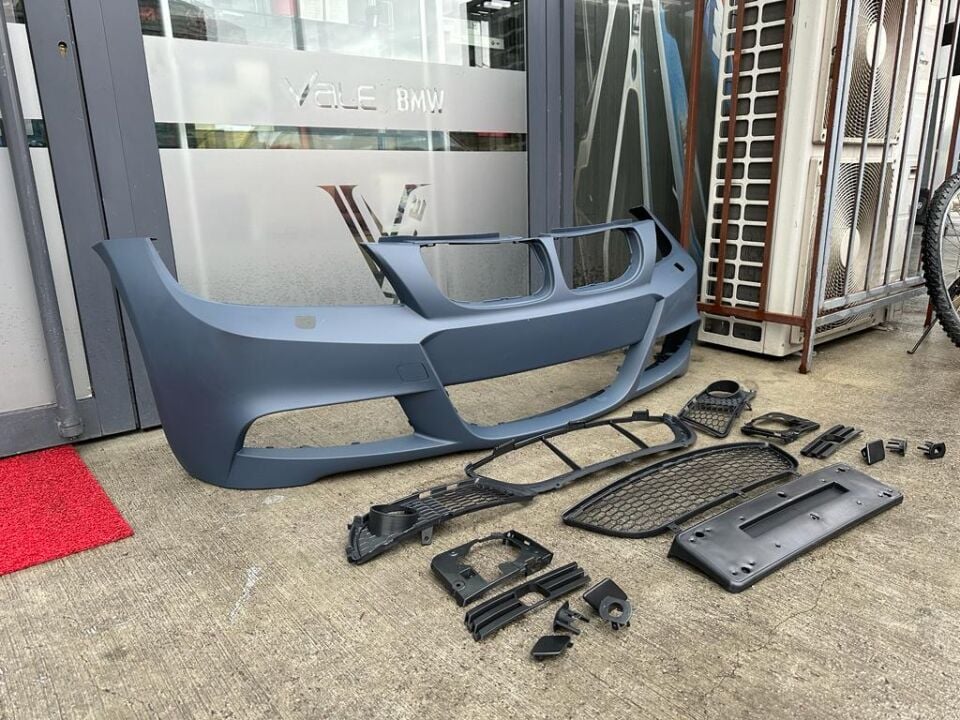 BMW 3 SERİSİ ÖN TAMPON FİSKİYELİ - M - SET - SİSSİZ - PDCSİZ E90.LCI YAN SANAYİ