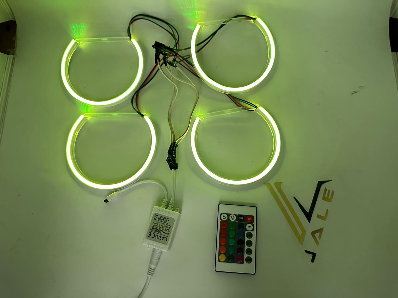 BMW 3-5 SERİSİ ANGEL SET - RENKLİ KUMANDALI - HALKA TAKIM FAR E36.E46.E39 YAN SANAYİ