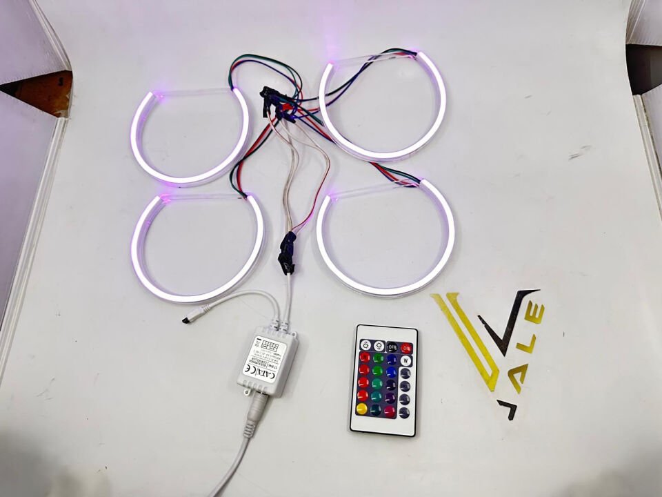 BMW 3-5 SERİSİ ANGEL SET - RENKLİ KUMANDALI - HALKA TAKIM FAR E36.E46.E39 YAN SANAYİ