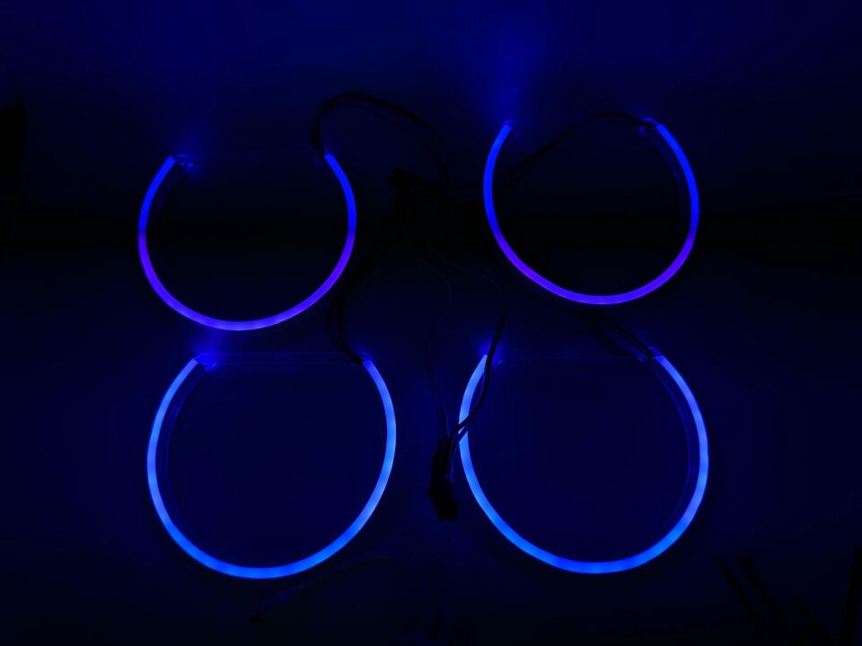 BMW 3-5 SERİSİ ANGEL SET - RENKLİ KUMANDALI - HALKA TAKIM FAR E36.E46.E39 YAN SANAYİ