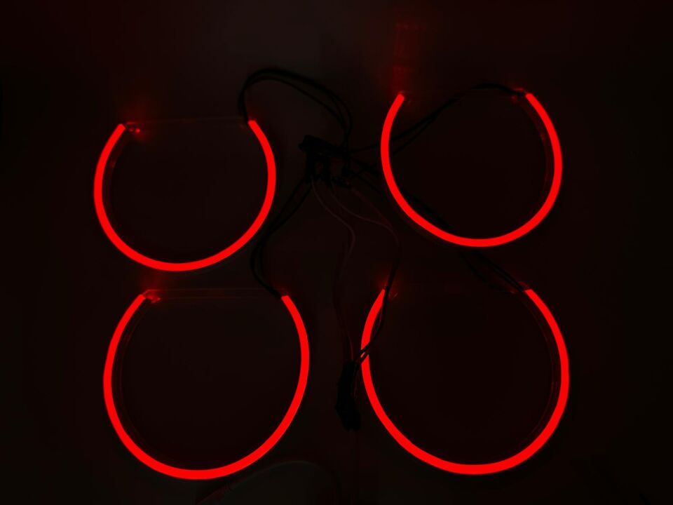 BMW 3-5 SERİSİ ANGEL SET - RENKLİ KUMANDALI - HALKA TAKIM FAR E36.E46.E39 YAN SANAYİ