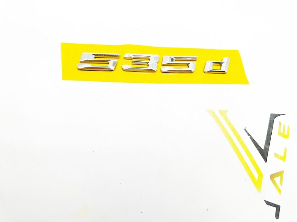 BMW 5 SERİSİ AMBLEM BAGAJ YAZISI  - 535d - 535D E39.E60.F10.G30 YAN SANAYİ