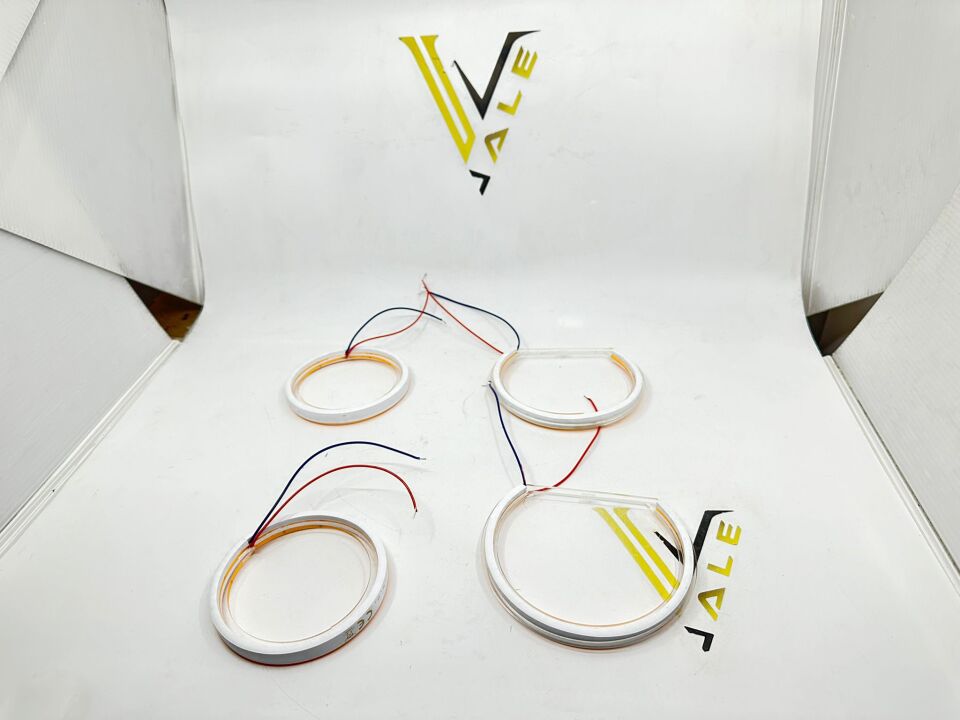 BMW 3-5 SERİSİ ANGEL SET - AMBER SARI - HALKA TAKIM FAR E90.E60.E87 YAN SANAYİ