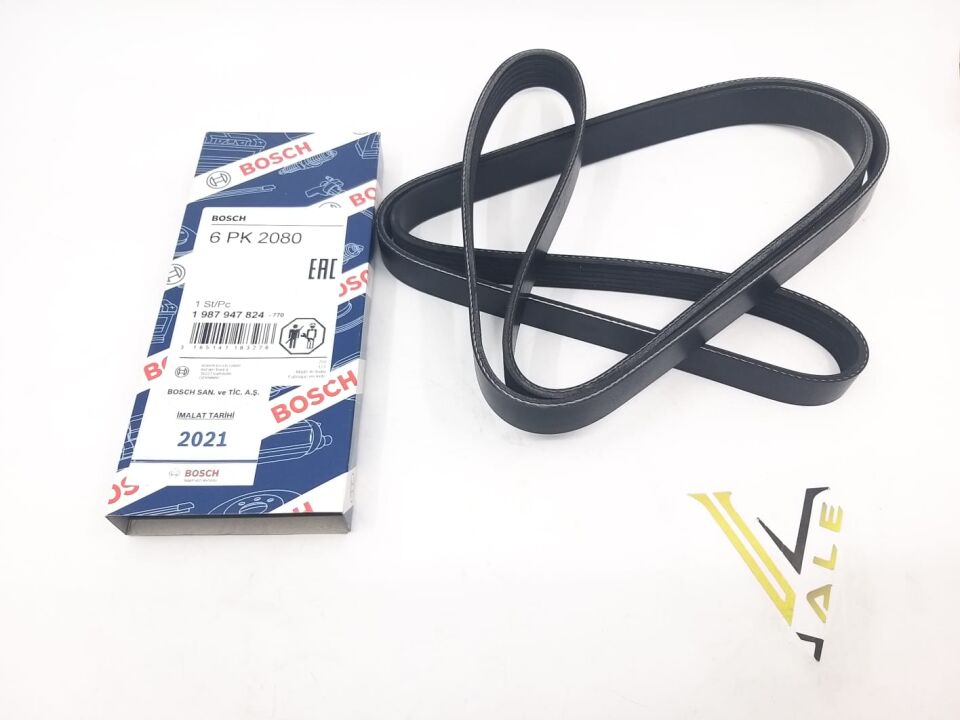 BMW 3 - 5 SERİSİ V KAYIŞI 6PK2080 E46.E60.M47N.M57N BOSCH
