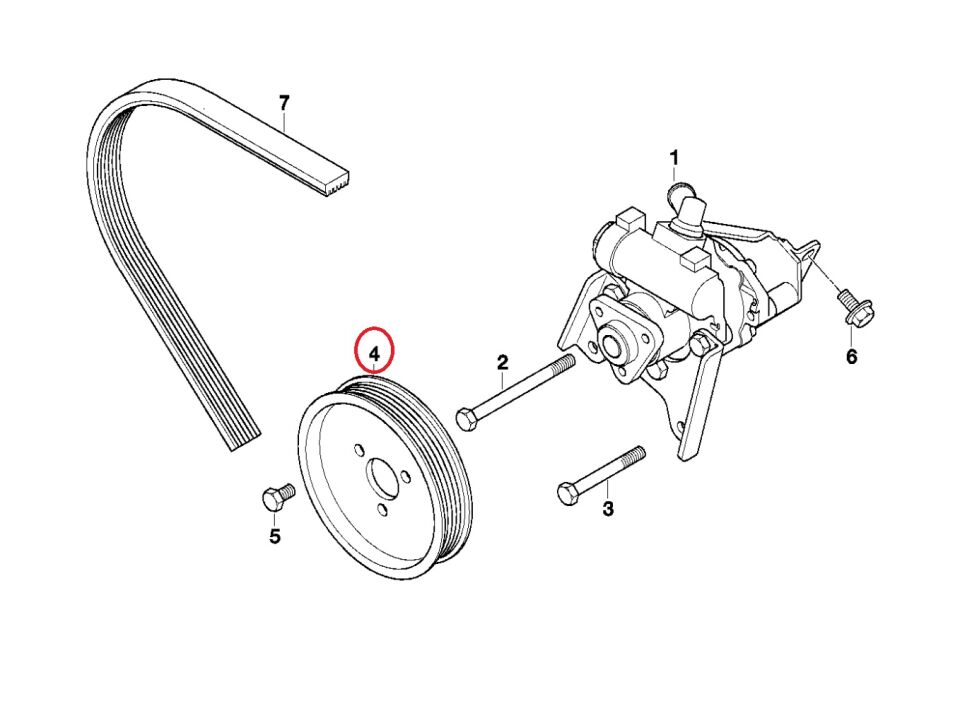 BMW 3-5 SERİSİ DİREKSİYON POWER KASNAĞI E36.E46.E39 SWAG