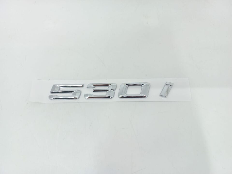 BMW 3-5 SERİSİ BAGAJ AMBLEM YAZISI - 530İ - 530i - F10.E39.E60.G30 YAN SANAYİ