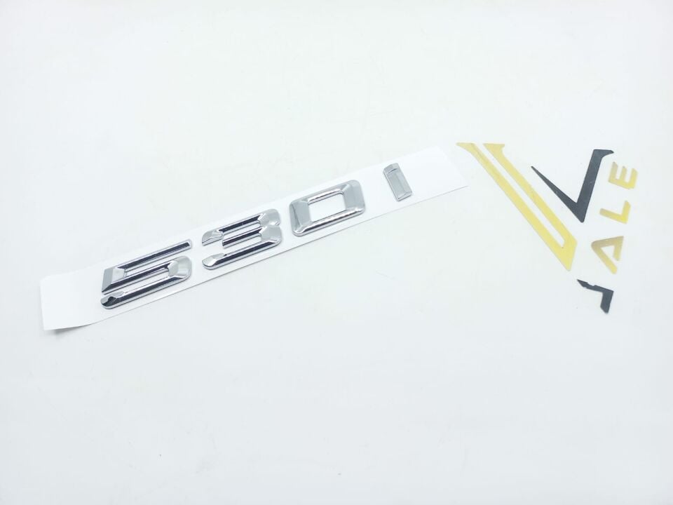 BMW 3-5 SERİSİ BAGAJ AMBLEM YAZISI - 530İ - 530i - F10.E39.E60.G30 YAN SANAYİ