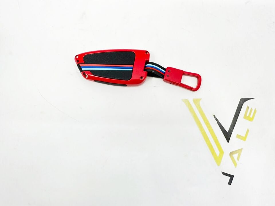 BMW 3-5 SERİSİ ANAHTARLIK KILIFI = KIRMIZI = METAL - M - G20.G30.F15 YAN SANAYİ