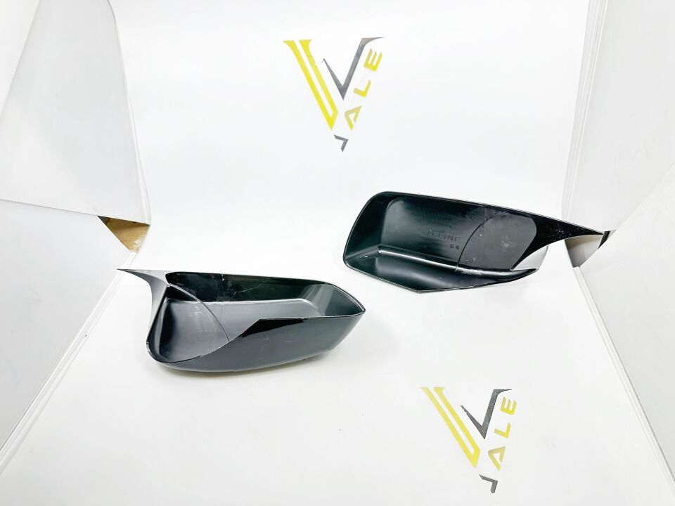 BMW 5 SERİSİ AYNA KAPAĞI TAKIM - YARASA - PARLAK SİYAH E60 YAN SANAYİ