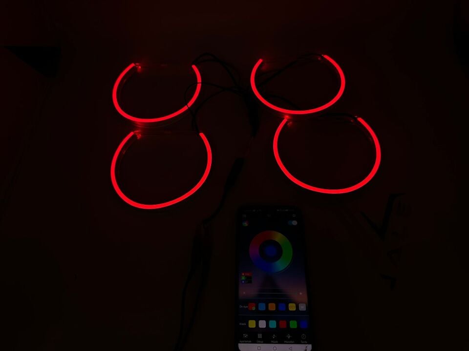 BMW 3-5 SERİSİ ANGEL SET - TELEFON KONTROL - HALKA TAKIM FAR E36.E46.E39 YAN SANAYİ