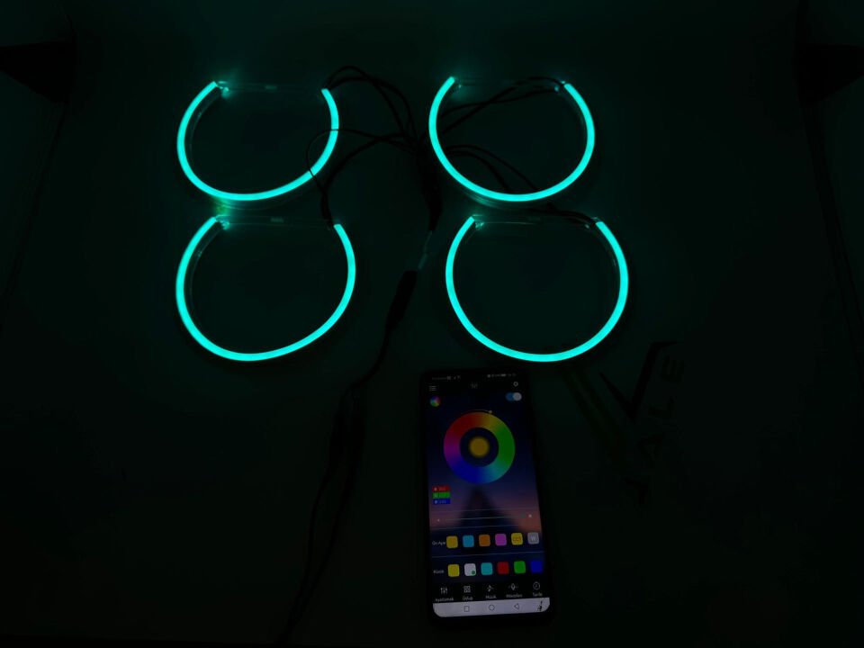 BMW 3-5 SERİSİ ANGEL SET - TELEFON KONTROL - HALKA TAKIM FAR E36.E46.E39 YAN SANAYİ