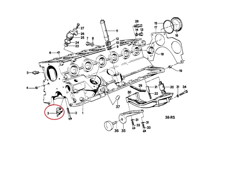 BMW 3 SERİSİ YAĞ MÜŞÜRÜ E30.M10.M20 SWAG