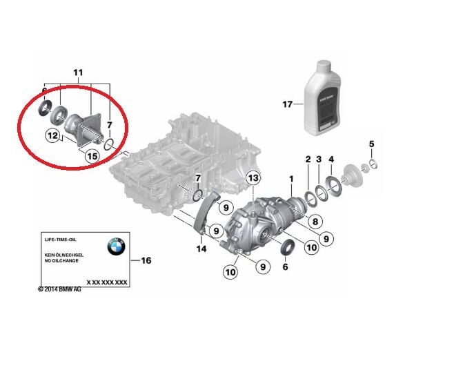 BMW 5 SERİSİ AKS BRAKETİ F10 ORJİNAL